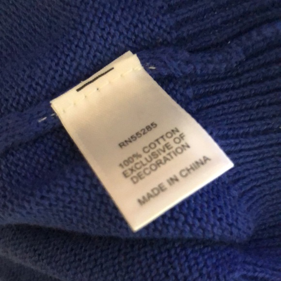 Express Cotton Long Sleeve Sweater - Picture 7 of 7